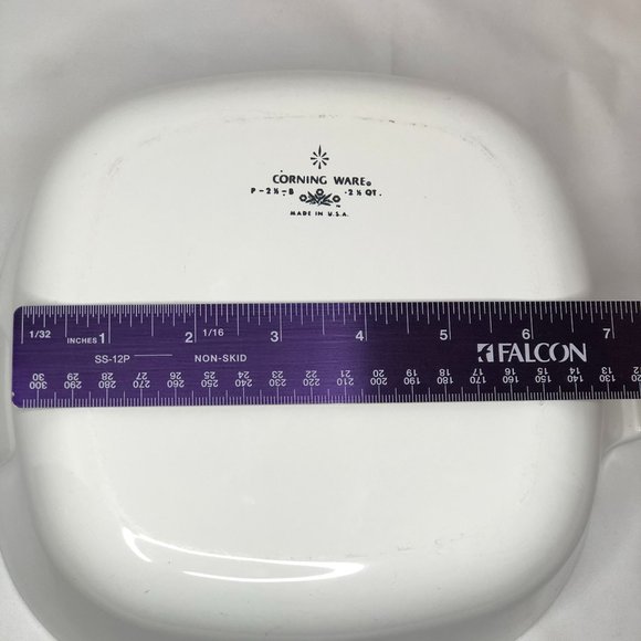 Vintage Corning Ware Blue Cornflower P-2 1/2-B Quart Casserole 2.5 qt Farmhouse - Picture 8 of 11